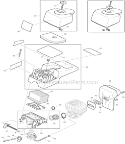 Page B Diagram and Parts List for DPC7301  Makita Concrete Saw