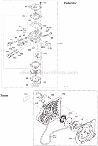 Page C Diagram and Parts List for DPC7311  Makita Concrete Saw
