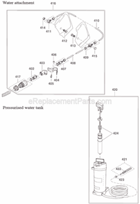 Page F Diagram and Parts List for DPC7311  Makita Concrete Saw