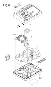 Fig-1 Diagram and Parts List for GSR02M1  Makita Circular Saw