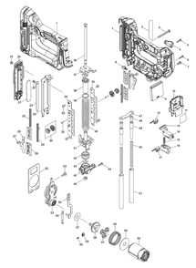Fig-0 Diagram and Parts List for DFN350  Makita Nailer