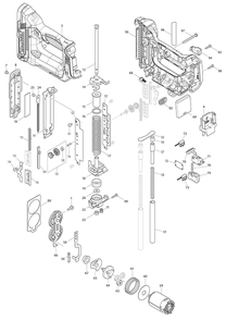 Diagram 1 Diagram and Parts List for XTP02  Makita Nailer