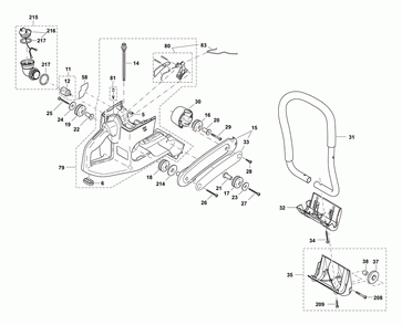 Page 8 Diagram and Parts List for EK7301X1  Makita Saw
