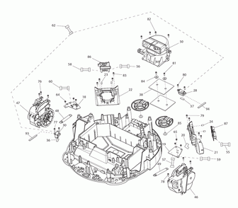 Page 3 Diagram and Parts List for DRC200Z  Makita Upright Vacuum
