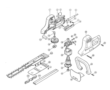 Page 1 Diagram and Parts List for UH4510A  Makita Trimmer
