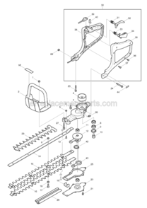 Part Location Diagram of 286-11200-4A Makita Felt