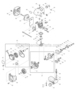 Part Location Diagram of 424359-5 Makita Damper