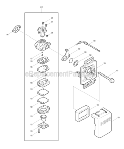 Part Location Diagram of 442172-9 Makita Pump Gasket