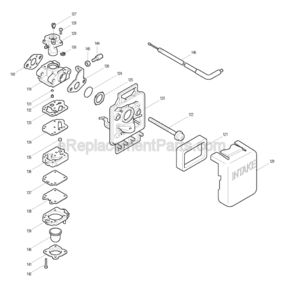 Page C Diagram and Parts List for EH561  Makita Hedge Trimmer