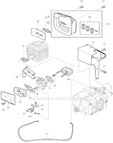 Page C Diagram and Parts List for EHW120  Makita Pressure Washer