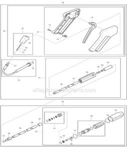 Page G Diagram and Parts List for EHW120  Makita Pressure Washer