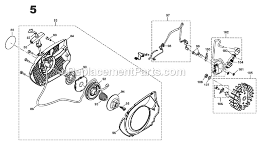 Part Location Diagram of 195-143-031 Makita Isolating Washer