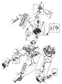 Page C Diagram and Parts List for EK7651HD  Makita Chop Saw