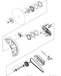 Page E Diagram and Parts List for EK7651H  Makita Chop Saw