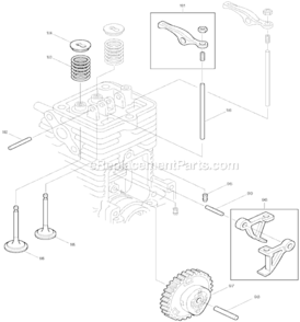 Page E Diagram and Parts List for EM4250  Makita Trimmer