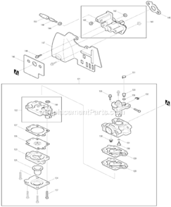 Part Location Diagram of 424439-7 Makita Plug Cap, Em4250