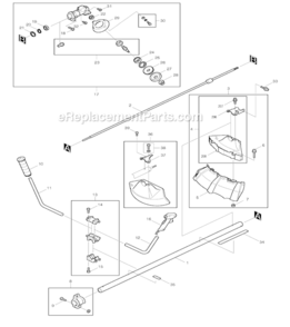 Part Location Diagram of 011-90598-70 Makita Socket Head Bolt
