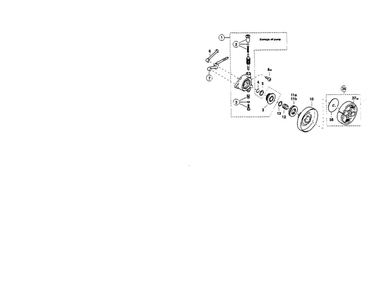Oil Pump Diagram and Parts List for DCS540-18  Makita Chainsaw