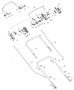 Fig-0 Diagram and Parts List for XML06PT1  Makita Lawn Mower