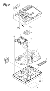 Fig-2 Diagram and Parts List for GMH01M1  Makita Demolition Hammer