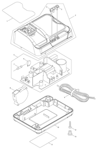 Fig-0 Diagram and Parts List for DC10SB  Makita Charger