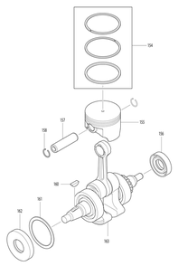 Diagram 5 Diagram and Parts List for EB7650TH  Makita Leaf Blower / Vacuum