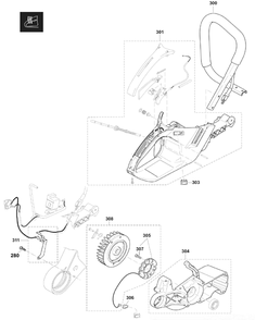 Diagram 8 Diagram and Parts List for EA7900PRZ1  Makita Chainsaw
