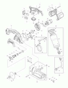 Page 1 Diagram and Parts List for CC02Z  Makita Saw