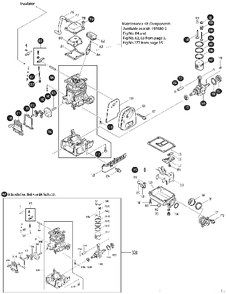Diagram 5 Diagram and Parts List for MS-2564  Makita Trimmer