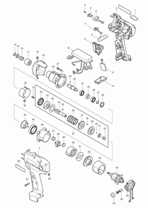 Part Location Diagram of 345381-8 Makita Belt, Bft081f