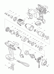 Part Location Diagram of 322279-6 Makita Bit Piece