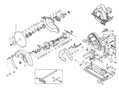 Part Location Diagram of 325252-5 Makita Spindle, 5801b