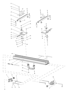 Fig-0 Diagram and Parts List for WST06  Makita Miter Saw
