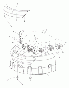 Page 9 Diagram and Parts List for DRC200Z  Makita Upright Vacuum