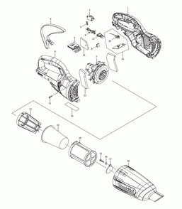 Part Location Diagram of 620E97-9 Makita Led Cuircuit, Lc06