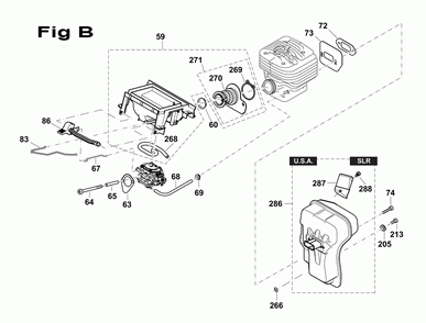 Page 2 Diagram and Parts List for EK7301X1  Makita Saw