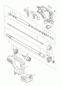 Part Location Diagram of 417383-5 Makita Latch