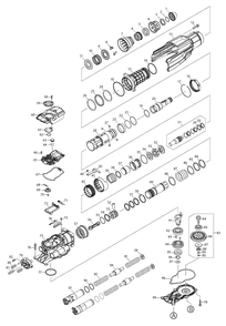 Part Location Diagram of 346751-4 Makita Spring Guide, Hr5212c