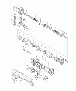Page 1 Diagram and Parts List for BFL121FZ  Makita Screwdriver