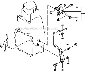 Part Location Diagram of 001-14062-50 Makita Bolt & Washer Assembly