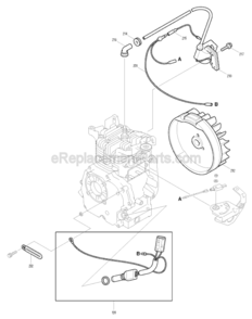 Part Location Diagram of 011-00601-21 Makita Flange Bolt