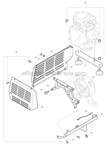 Page B Diagram and Parts List for G1200R  Makita Generator