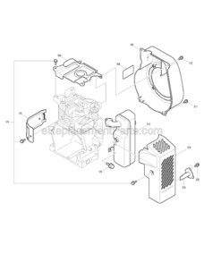 Page H Diagram and Parts List for G1200R  Makita Generator