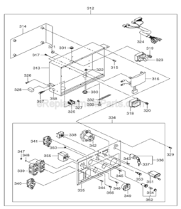 Part Location Diagram of 066-00003-30 Makita Key Switch Assembly