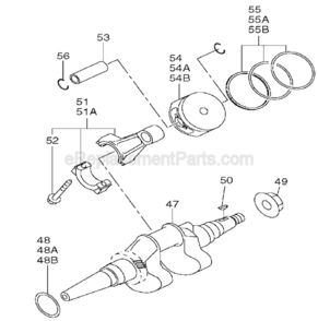 Part Location Diagram of 005-32054-01 Makita Woodruff Key