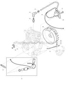 Page K Diagram and Parts List for G1300R  Makita Generator