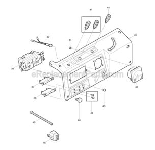 Part Location Diagram of 3914780201 Makita AC Voltmeter 100V