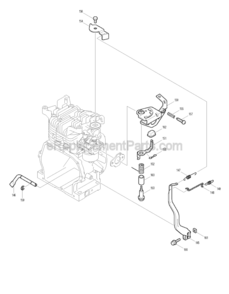 Page H Diagram and Parts List for G1300R  Makita Generator