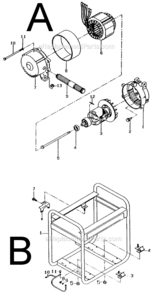 Part Location Diagram of 390-54416-01 Makita Earth Cord