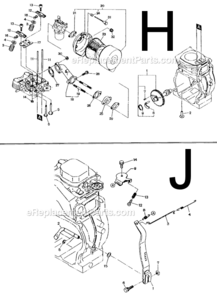 Part Location Diagram of 2533261420 Makita Air Cleaner Assembly
